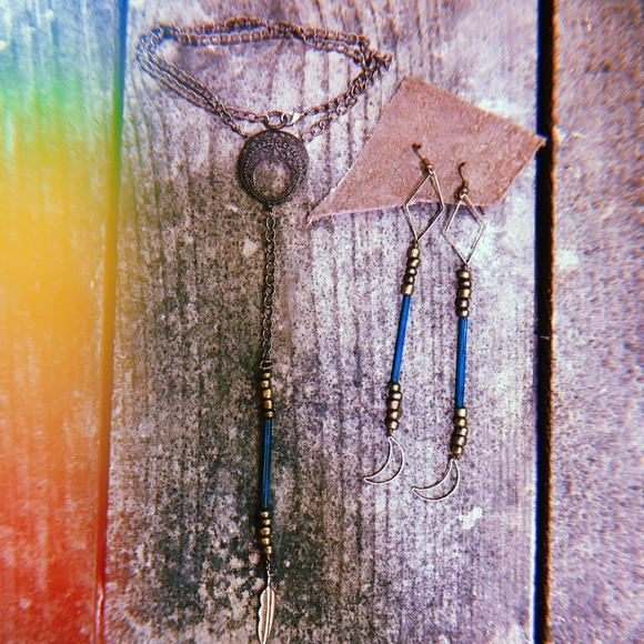 Selina Moon Jewelry - 🍄STUDIO CLEAROUT🍄 2 Piece Moon Jewelry Set
